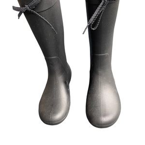 Crocs Freesail Dual Comfort Black Rain Boots Size 7